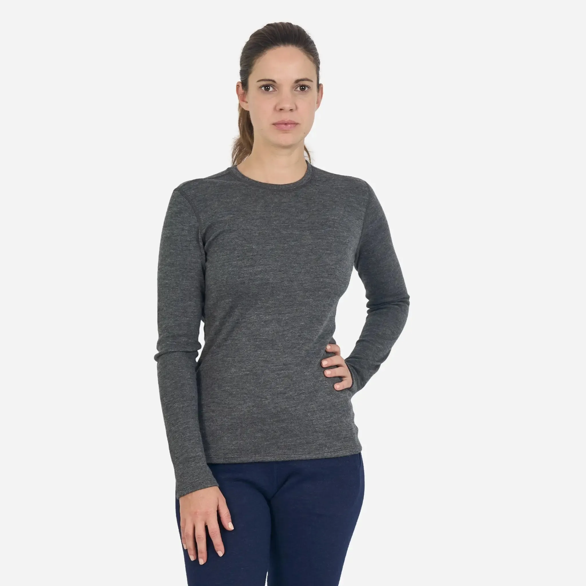 Women's Alpaca Wool Sweater: 300 Lightweight