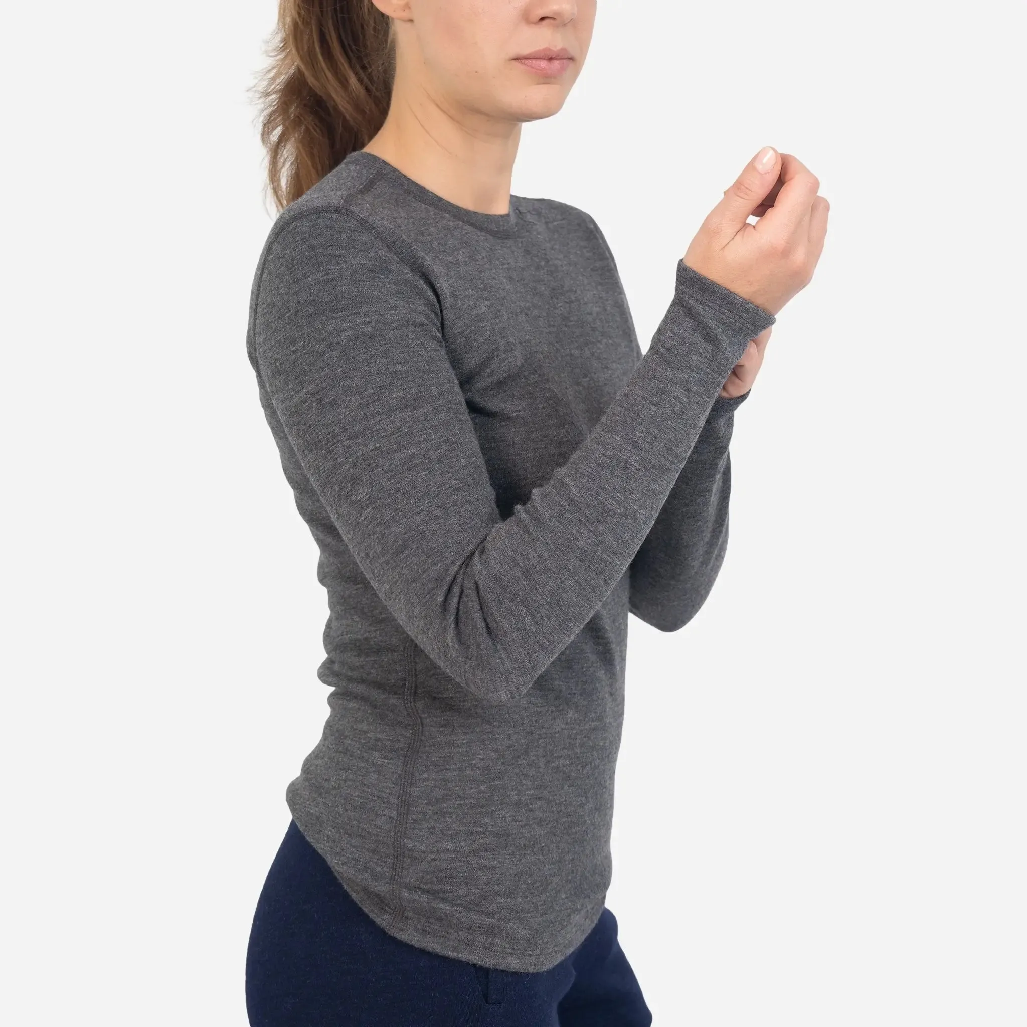 Women's Alpaca Wool Sweater: 300 Lightweight