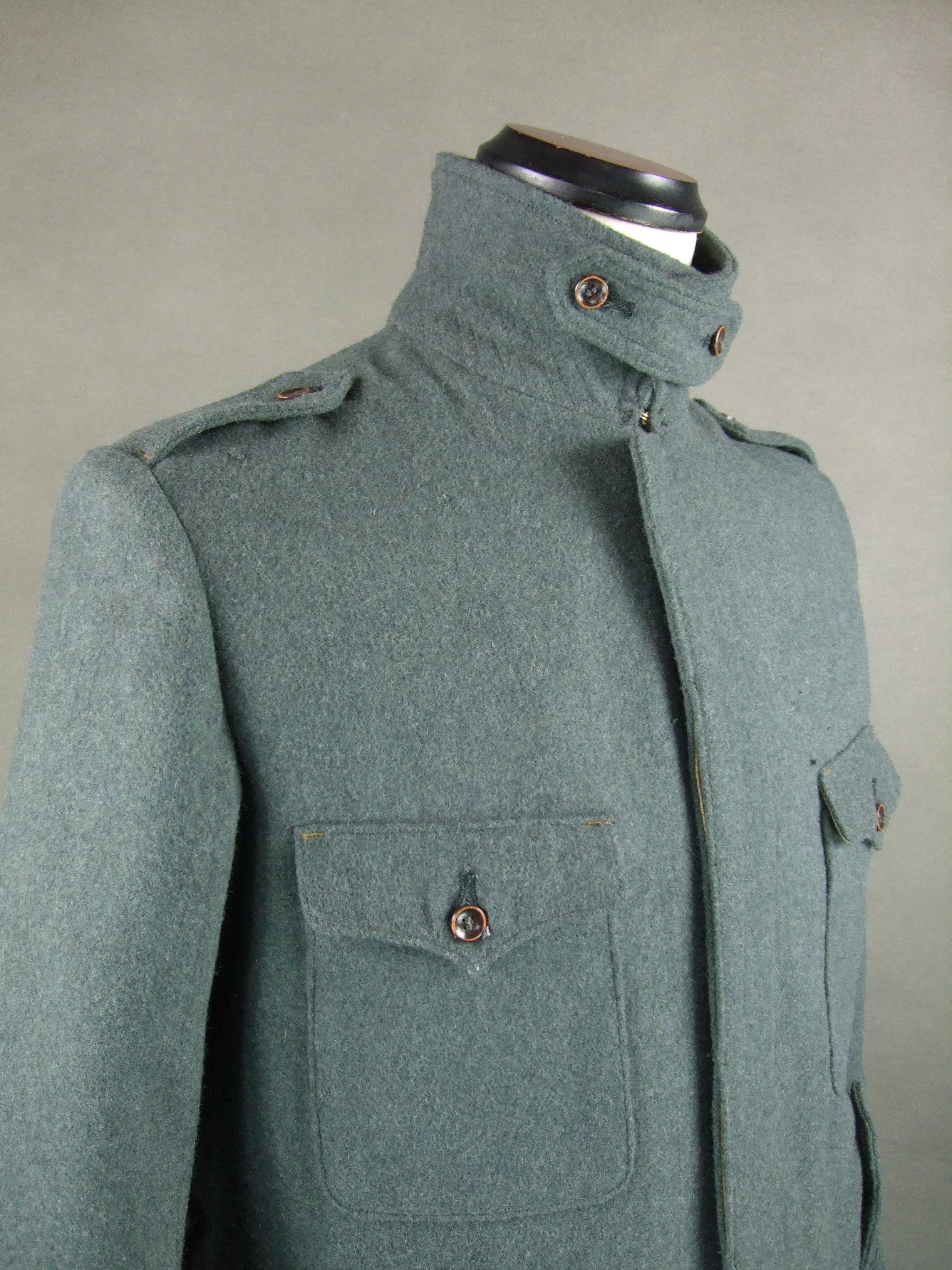 WW1 Italian Army Elite Assault Troops Model 1910 Arditi Tunic Grey Green Bersaglieri Giubbe