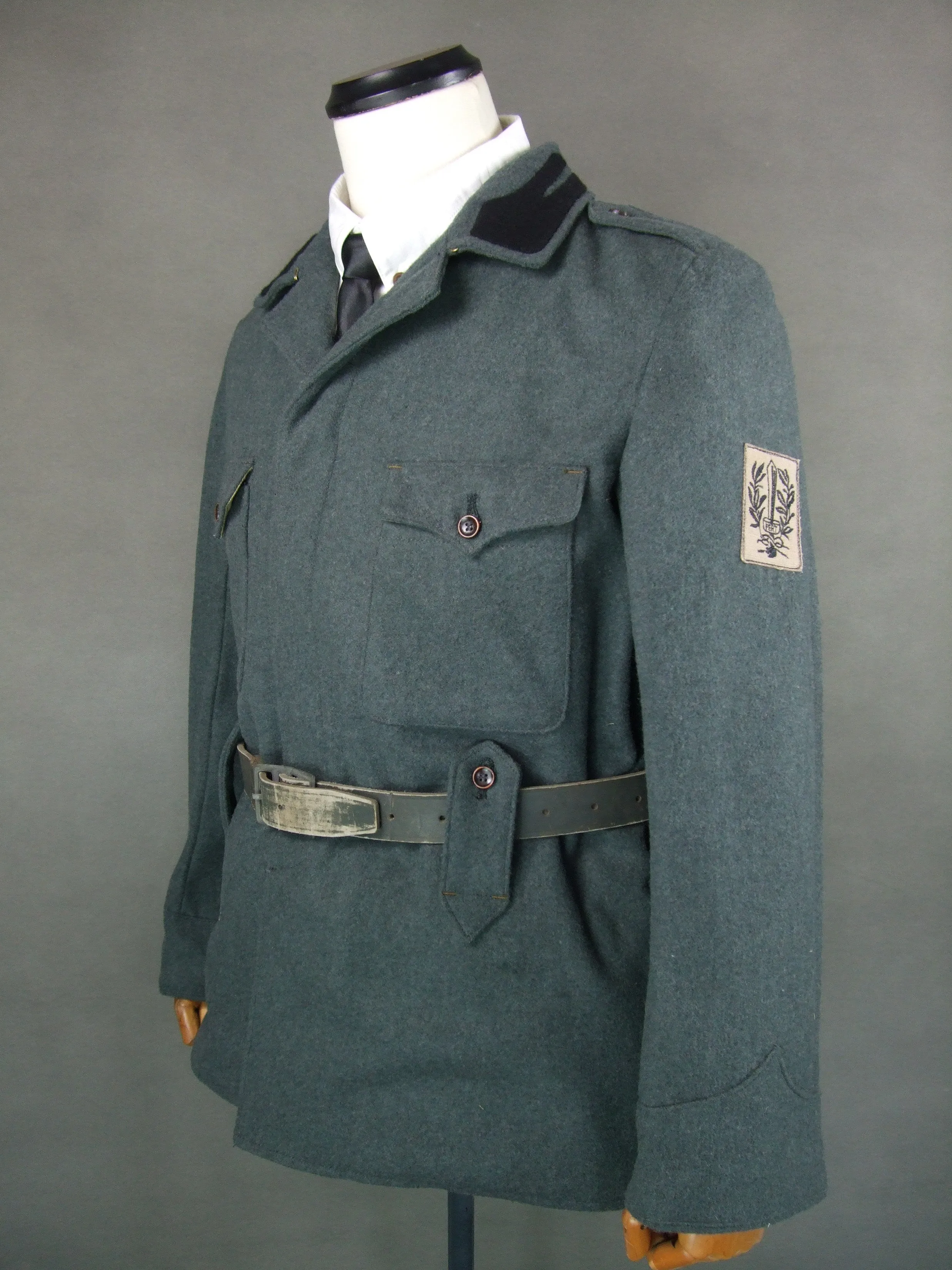 WW1 Italian Army Elite Assault Troops Model 1910 Arditi Tunic Grey Green Bersaglieri Giubbe